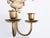 Pair of Vintage Brass Wall Sconces Double Arms For Sale - Image 4 of 7