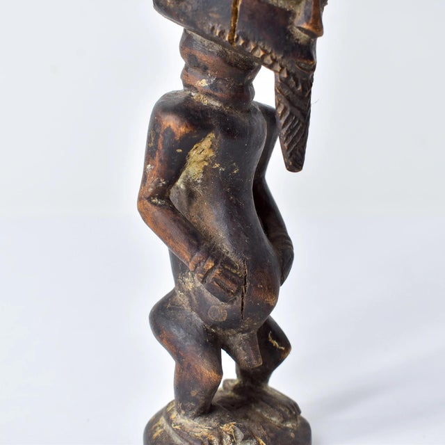 Early 20th Century Early 20th Century Kusu Wood Figure For Sale - Image 5 of 14