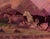 Pink Charles Damrow Western Scene C. 1960 Painting For Sale - Image 8 of 12