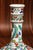 Vintage Mediterranean Hand Painted Colorful Rhodish Floral Pattern Ceramic Vase For Sale - Image 4 of 11