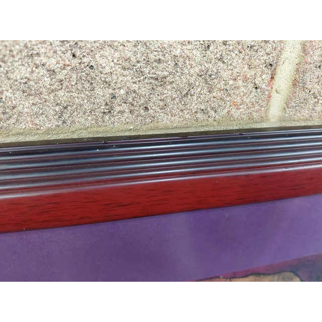 Wood Framed Signed Seriolithograph of Linda Le Kinff's "Robe Du Soir" For Sale - Image 7 of 13