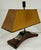 Midsentury Seramic Lamp With Original Parchment Shade For Sale - Image 4 of 12