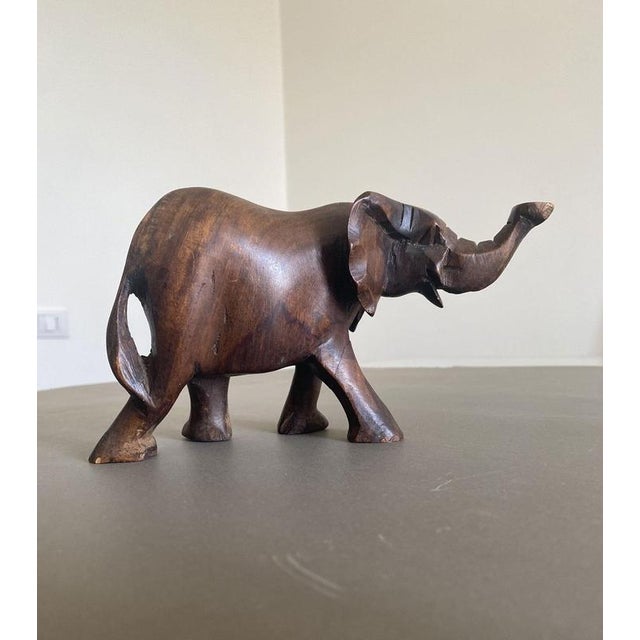 Late 20th Century Carved Wooden Elephant, Italy For Sale - Image 10 of 16