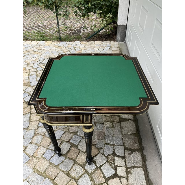 Antique Napoleon III Game Table, 1860 For Sale - Image 6 of 18