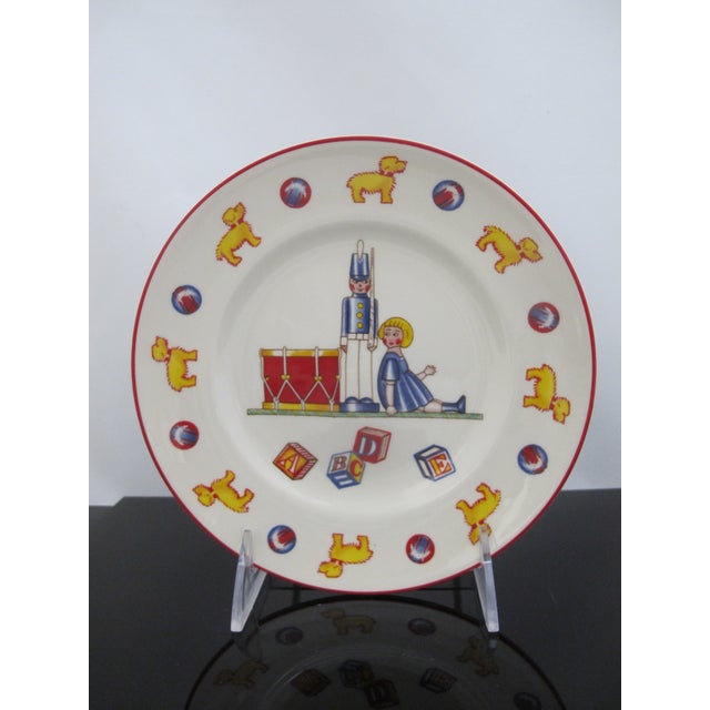 Tiffany and Co. Tiffany & Co Masons Ironstone Tiffany Toys Kid's Bowl Plate & Cup Set of 3 For Sale - Image 4 of 10