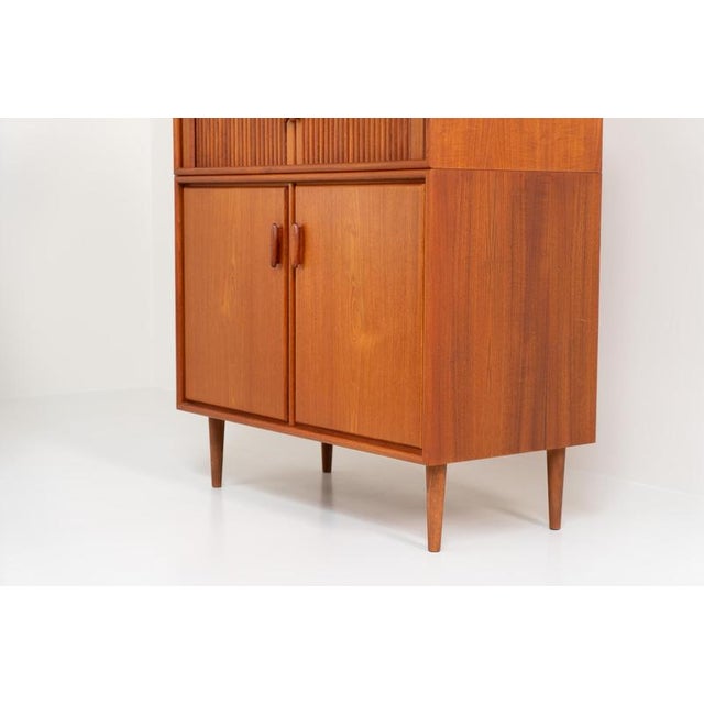 Highboard with Tambour Doors by Heinrich Riestenpatt, 1960s For Sale - Image 14 of 16