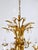 Hollywood Regency Wheat Floral Bouquet Gilt Iron Chandelier by Hans Kögl, 1970s For Sale - Image 13 of 18