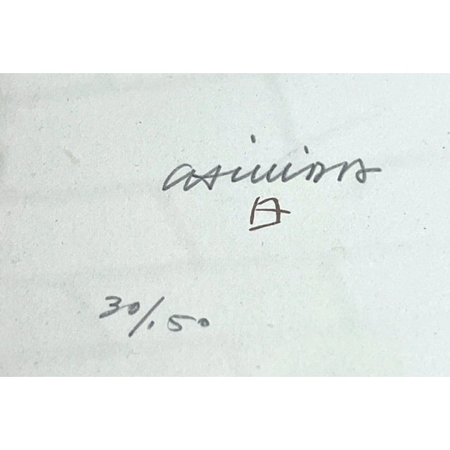 Modern Eduardo Chillida, Concordancia, 1960, Original Lithograph, 1960s For Sale - Image 3 of 4