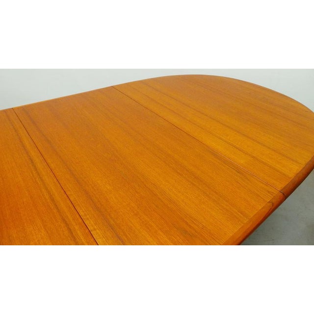 1960s Danish Modern Oval Teak Dining Table Chairish