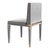 Metal "Perla" Chair With Stainless Steel, Bronze Details, Handmade For Sale - Image 7 of 9