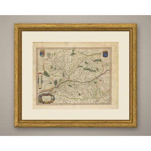 The duchy of anjou, titled on the plate ducatus andegavensis, with angers at its centre and the loire and the mayenne...