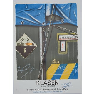 Serrage Lock Poster after Peter Klasen For Sale