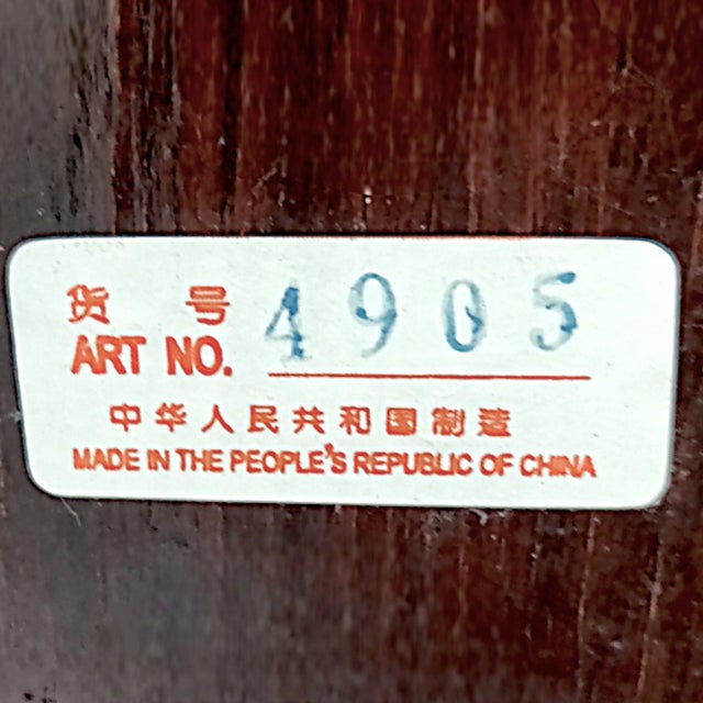 1950's 3 Tiered Octagonal Brass Handled Chinese Wedding Basket For Sale - Image 17 of 18