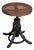 Late 19th Century Victorian Vienna Bent Oak & Cane Low Piano Stool Attributed to Thonet No. 01 For Sale