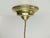 Glass Italian Hanging Lamp with Opal Glass Shade, 1950s For Sale - Image 7 of 9