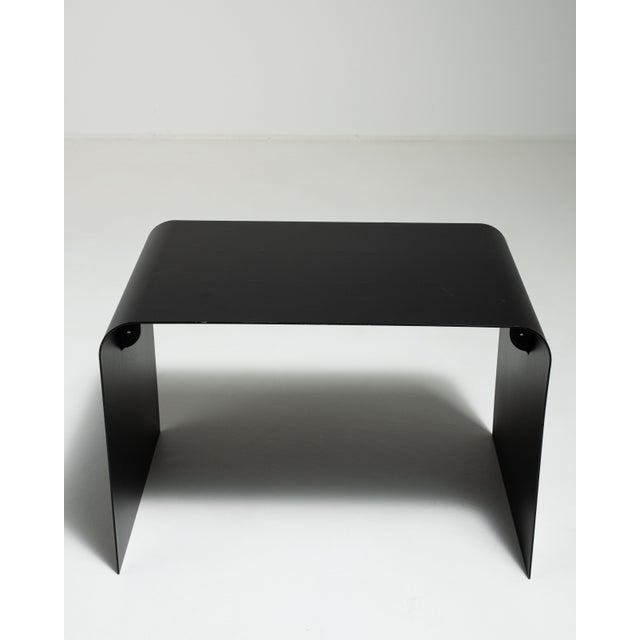 Early 21st Century Early 21st Century Poland Black Wood Side Table For Sale - Image 5 of 15
