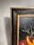 Black Mid Century Realism Still Life Framed Original Oil Painting For Sale - Image 8 of 12