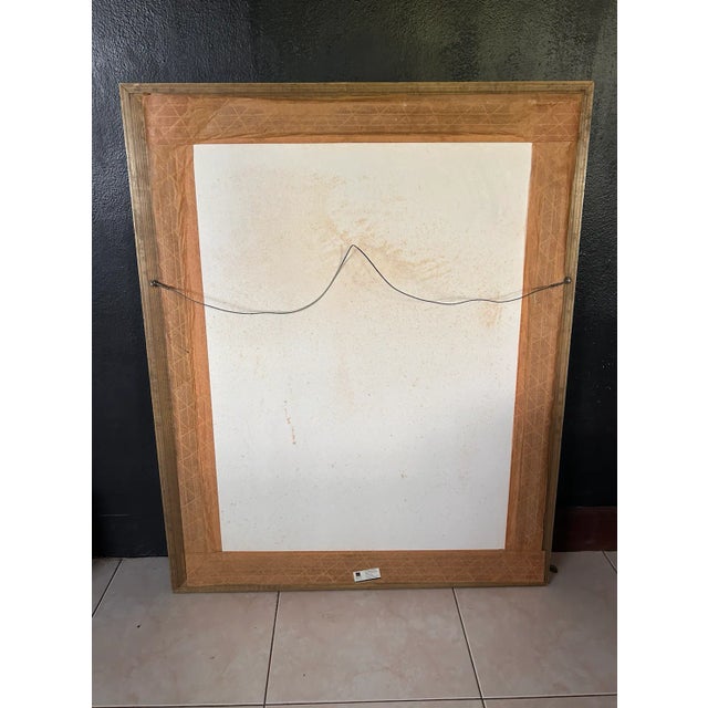 Textile Alphanso Blake “Soulful Melodies” Original Abstract Acrylic Painting on Canvas, Framed For Sale - Image 7 of 7