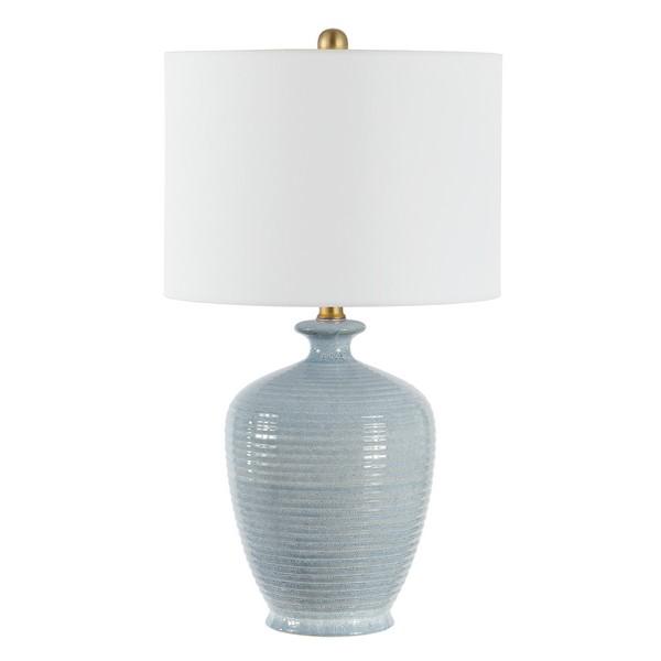 Safavieh Hanron Table Lamp - Blue For Sale In Philadelphia - Image 6 of 7