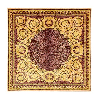 Animal Print Rug by Gianni Versace for Atelier Versace, 1980s For Sale