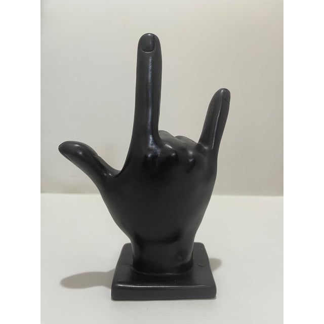 Spread LOVE throughout your home with I Love You Sign Language Décor. Made of durable Polyresin, this gorgeous decoration...