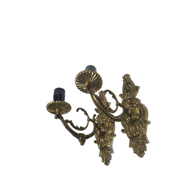 1970s Rococco Style Sconces, Poland, 1970s, Set of 2 For Sale - Image 5 of 14