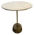 Steelcase for West Elm Maisi Marble + Brass Side Table For Sale