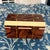 1920s Antique English Art Deco Regency Faux Tortoiseshell and Faux Ivory Tea Caddy Box With Inlay For Sale - Image 5 of 8