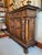 Antique Baroque 17th C. Two Door Carved Cabinet on Carved Paw Feet. 45.5l X 16.5d X 43.5h For Sale - Image 4 of 9