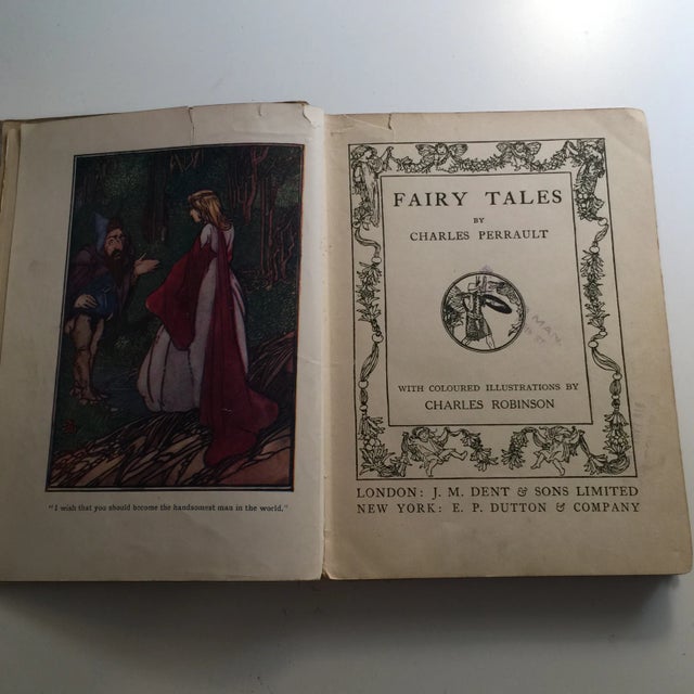 Perrault's Fairy Tales Book, C. 1913 For Sale - Image 4 of 10