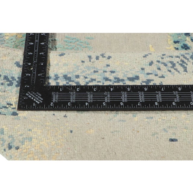 2020s William Baziotes Style Wool and Silk Rug, 09'01 X 11'10 For Sale In Dallas - Image 6 of 10