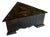 Early 1900s Hammered Bronze Triangle Box For Sale