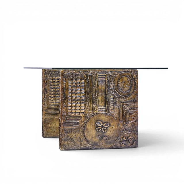 Mid 20th Century Adrian Pearsall for Craft Associates Mid Century Brutalist Glass Top Dining Table For Sale - Image 5 of 8