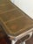 Wood Vintage Egyptian Revival Leather Top Console Table Desk With Winged Woman Caryatid Sphinx Base For Sale - Image 7 of 11