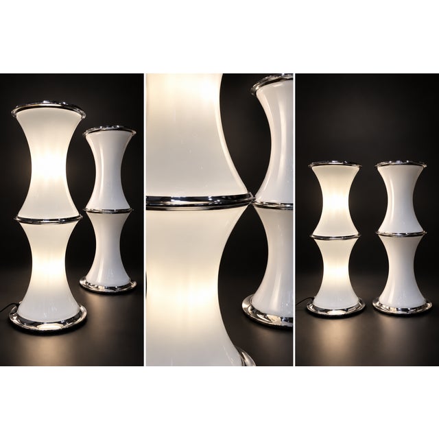 Bamboo Lamps by Enrico Tronconi, 1970s, Set of 2 For Sale - Image 3 of 6