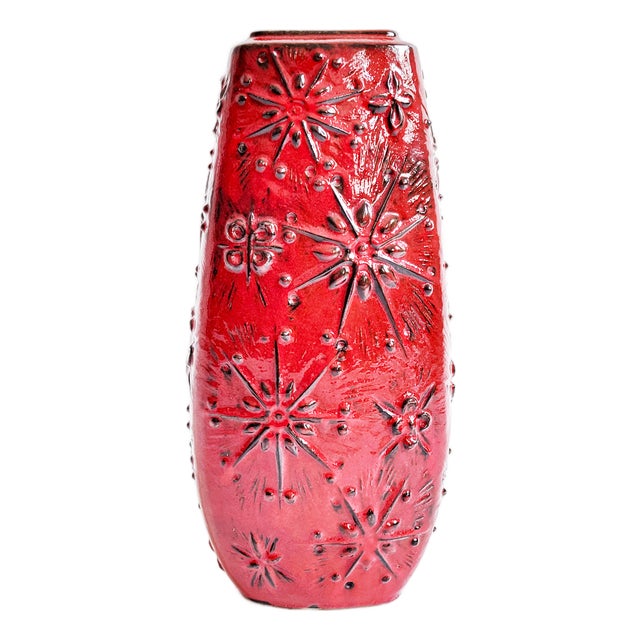 Mid-Century Modern West German Fat Lava Vase from Scheurich Keramik, 1960s For Sale