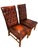Set of Vintage Chesterfield-Style Leather Chairs For Sale - Image 5 of 8