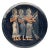 Large Egyptian Wall Plate in Chased Copper, 1980s For Sale - Image 4 of 13
