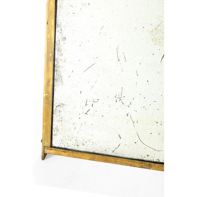 Gold Brass Haberdashery Shoe Mirror For Sale - Image 8 of 12