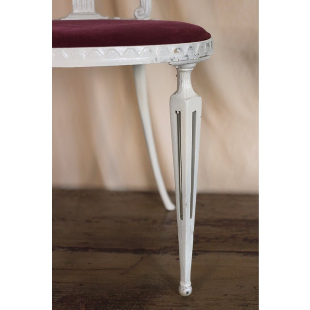 1950s Italian11950s Neoclassical Chair Attributed to Palladio For Sale - Image 11 of 18