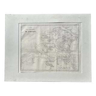Map of the Scheldt Estuaries, 1822 For Sale