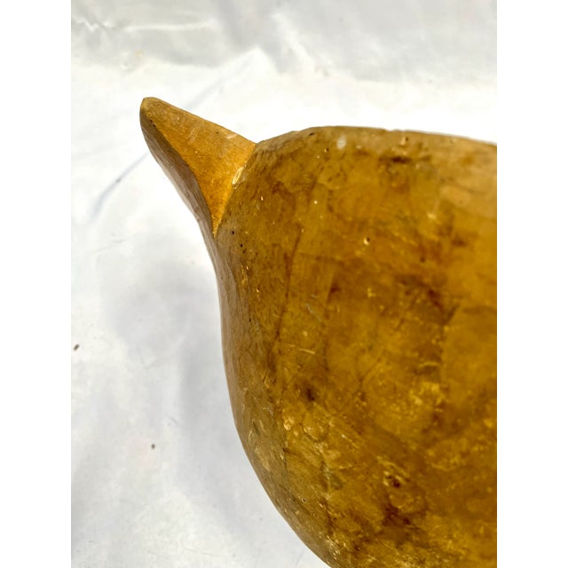 Vintage French Handcrafted Deep Round Dough Bowl For Sale - Image 4 of 11