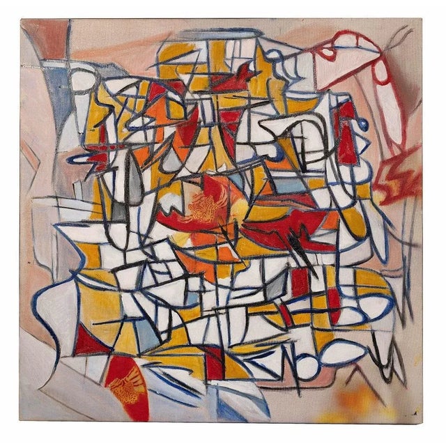 Giorgio Lo Fermo - Mosaic - Oil Paint - 2019 For Sale - Image 4 of 4