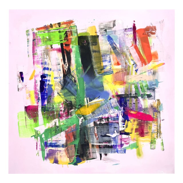 Maria Esmar, Rhythms in Colour, Acrylic on Canvas For Sale