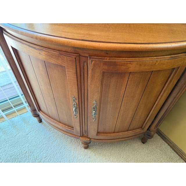 Ethan Allen Ethan Allen Legacy Collection Corner Baker's Rack — Rare Corner Configuration, Wrought Iron & Maple For Sale - Image 4 of 7