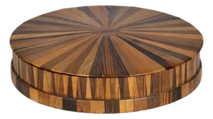 Mid 19th Century French Specimen Wood Round Box