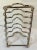 Metal Vintage English Silverplate Toast Rack For Sale - Image 7 of 9
