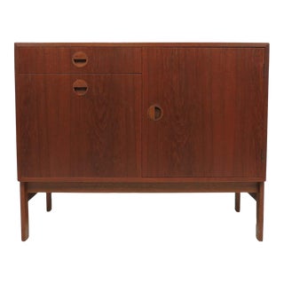 1960s Thygesen Sorensen Hg Hansen Guldborg Mid-Century Danish Modern Teak Cabinet For Sale