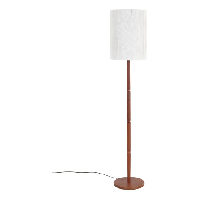 Mid-Century Danish Teak Floor Lamp, 1960s For Sale