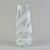 White XL Signed La Murrina White and Clear Murano Glass Vase For Sale - Image 8 of 10